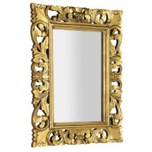 SAMBLUNG zrkadlo v ráme, 60x80cm, zlatá IN121