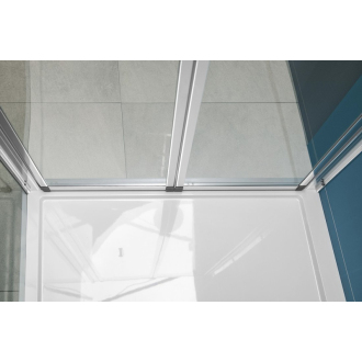 EASY LINE štvorcový sprchovací kút 800x800mm, skladacie dvere, L/P variant, číre sklo