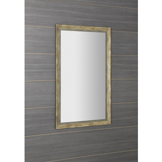 DEGAS zrkadlo v drevenom ráme 716x1216mm, čierna/starobronz NL732