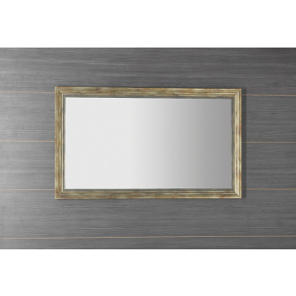DEGAS zrkadlo v drevenom ráme 716x1216mm, čierna/starobronz NL732