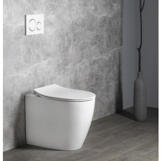 SENTIMENTI stojace WC Rimless, 36x52 cm, biela (SmartFixPlus) 10SM10004SV