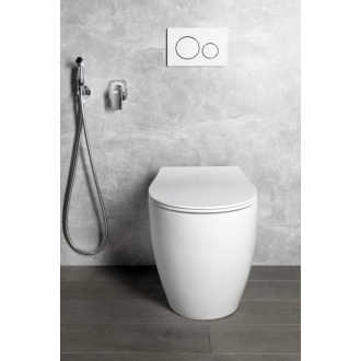 SENTIMENTI stojace WC Rimless, 36x52 cm, biela (SmartFixPlus) 10SM10004SV