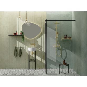 Deante THERM NAC_Z4HT Sprchový set vrátane termostatickej batérie, zlatá
