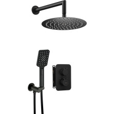 Deante THERM BXYZNEBT Podomietkový sprchový set + smart box, čierna