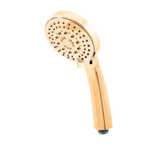 sprchová ružica 5-polohová pr. 100 mm – plast – zlato PS0009Z
