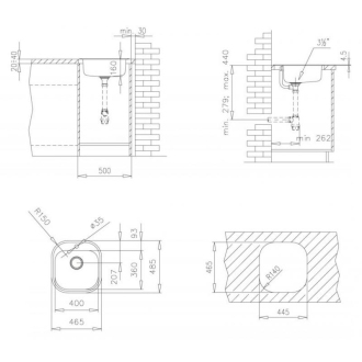 TEKA STYLO Nerezový drez 1B CN (A01017) 10107026