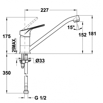 TEKA Drezová batéria MONT 913 TG čierna metalická 46913020Q