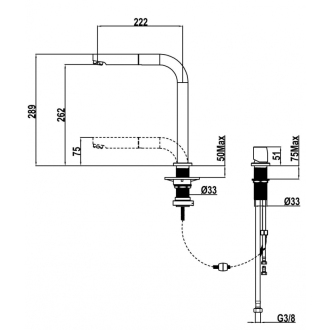 TEKA Drezová batéria AURA 983 CR 509830200