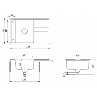 TEKA STELA 50 B-TQ granitový drez topaz 40148082