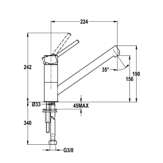 TEKA Drezová batéria AURA 913 CR 509130200