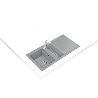 TEKA STONE 60 B-TG 1 1/2B 1D granitový drez sivá 115360000