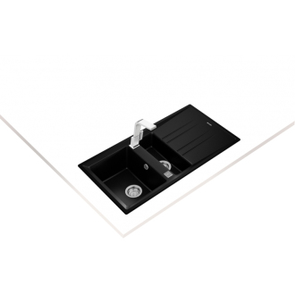 TEKA STONE 60 B-TG 1 1/2B 1D granitový drez nero 115360001