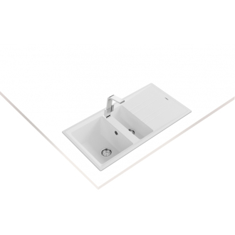 TEKA STONE 60 B-TG 1 1/2B 1D granitový drez biela 115360005