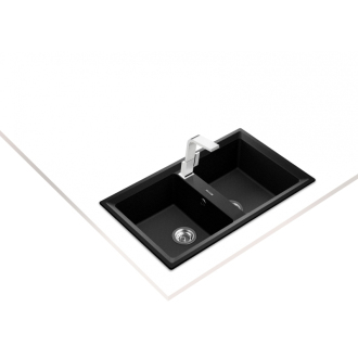 TEKA STONE 90 B-TG 2B granitový drez nero 115260001