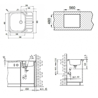 TEKA Universal Nerezový drez 1B MLN (EA56440T) 40109615