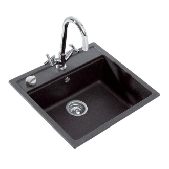 TEKA MENORCA 60 S TG granitový drez čierna 40144565
