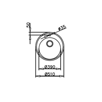 TEKA STARBRIGHT Nerezový drez 50 1B guľ.(EA56440) 115020009