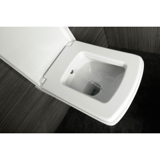 SOLUZIONE závesná WC misa s bidet. spŕškou, 35x50, 5cm, biela 10SZ02002 DL
