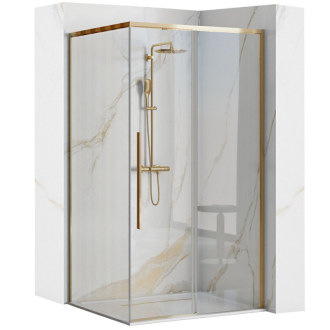 Rea Sprchovací kút Solar L.Gold 90x90 REA-K4900