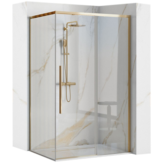 Rea Sprchový kout Solar L.Gold 80x100 REA-K4901