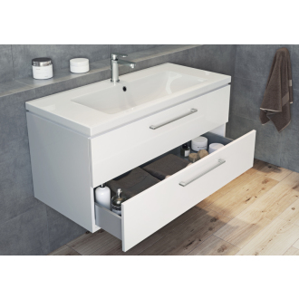 Cersanit SET 890 LARA COMO 100 cm, skrinka s umývadlom, biela S801-191-DSM