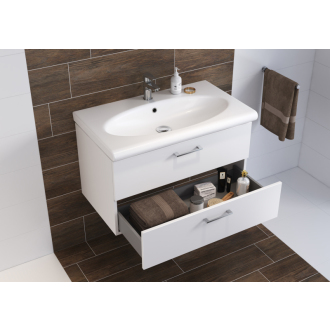 Cersanit SET 890 LARA COMO 100 cm, skrinka s umývadlom, biela S801-191-DSM