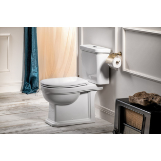 CLASSIC WC kombi, spodný/zadný odpad, biela WCSET06-CLASSIC