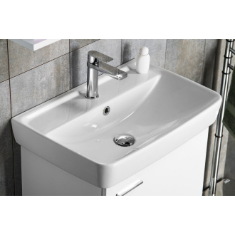 Aqualine DURU keramické umývadlo 60x40 cm, biela TU0351