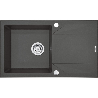 DEANTE EVORA ZQJ_T113 Jednodrez s odkvapom 780x440x193, granit antracit