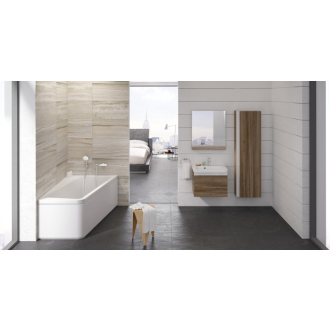 Ravak TD F 022.20 Vaňová nástenná, black X070152
