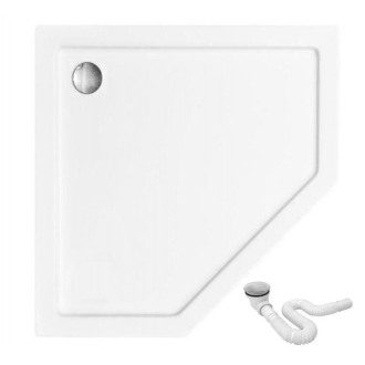 REA Hex sprchovací kút 90x90 - čierna REA-K8979