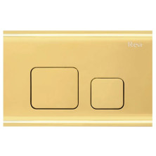 Rea WC ovládacie tlačidlo, zlatá REA-E9853