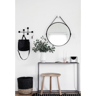 REA Zrkadlo okrúhle na popruhu 65cm HOM-08999