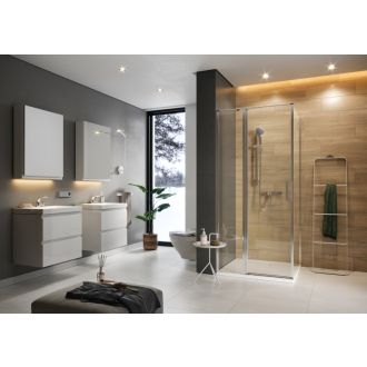 Cersanit Moduo sprchové dvere 90x195 pravé číre sklo S162-006