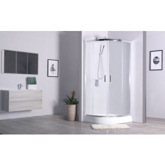 Cersanit Zip sprchovací kút štvrťkruh transp.sklo R55 90x190 S154-002