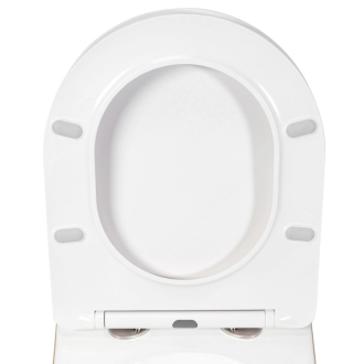 Rea Toaletní sedátko, biela - duroplast REA-C6001