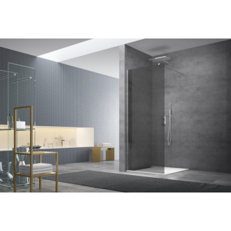 SAT Walk-in sprchová zástena 77x200 profil, dym.sklo SATBWI80KSPR
