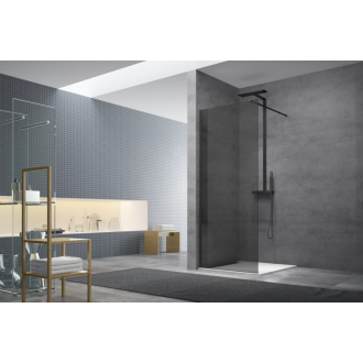 SAT Walk-in sprchová zástena 77x200 profil, dym.sklo SATBWI80KSPRC