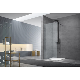 SAT Walk-in sprchová zástena 77x200 profil, dekor.sklo SATBWI80MRPRC