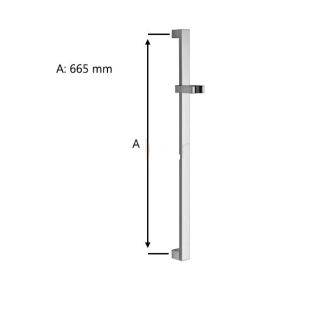 Paffoni DOMINO, LEVEL ZSAL088 posuvná sprchová tyč