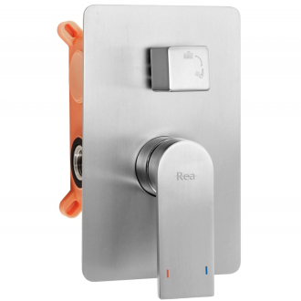REA Sprchová sada podomietková - brush nikel inox box REA-P4800