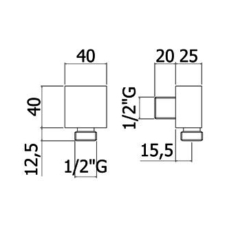 Paffoni DOMINO ZACC238 podomietkové kolienko