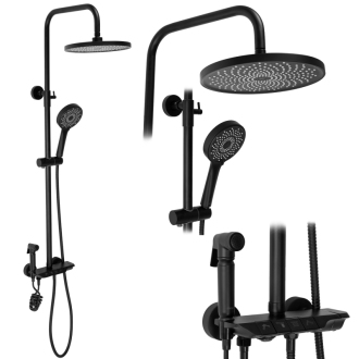 REA Sprchová sada MAX BLACK REA-P6615