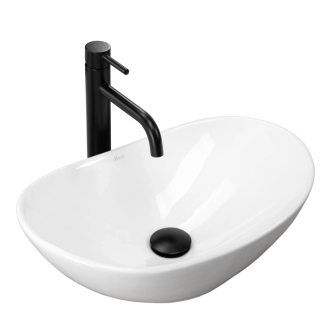 Rea Royal Mini White umývadlo na dosku REA-U6507