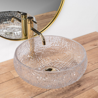 REA ICE CRISTAL umývadlo na dosku REA-U5070