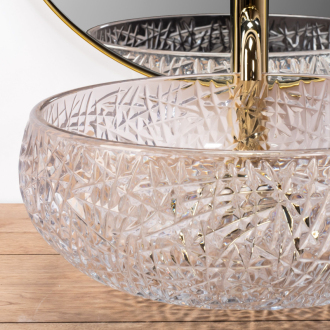 REA ICE CRISTAL umývadlo na dosku REA-U5070