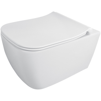 Deante HIACYNT NEW CDYD6ZPW Závesné WC rimless vrátane sedátka, biela