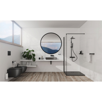 Deante PEONIA CDEDDZPW Závesné WC rimless vrátane sedátka, antracit