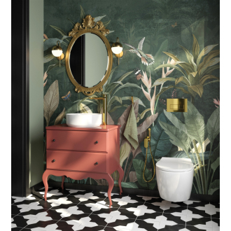 Deante SILIA CDLD6ZPW Závesné WC rimless vrátane sedátka, biela