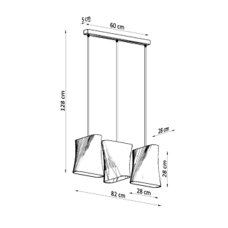 BLUM 3 Závesné svetlo, čierna SL.0772